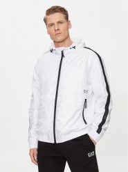 EA7 Emporio Armani Kurtka bomber 3DPB16 PN5ZZ 1100 Biały Regular Fit. Białe kurtki EA7 Emporio Armani, m, bez wzorów, z syntetyku, bez kaptura. Za 509.99 zł.