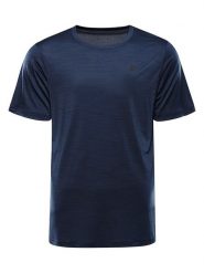 Alpine Pro Koszulka funkcyjna "Basik" w kolorze granatowym rozmiar: S. Niebieskie t-shirty sportowe Alpine Pro, bez wzorów, z materiału, bez ramiączek, outdoorowe. Za 70.24 zł.