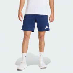 Szorty Entrada26. Białe szorty Adidas, bez wzorów, z polaru, sportowe. Za 149.00 zł.