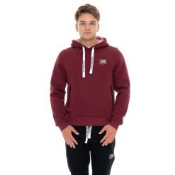 Bluza zimowa Herren z Kapuze zum Überziehen, mała Leone 1947 Logo. Czerwone bluzy LEONE 1947 APPAREL, na zimę, bez wzorów, z bawełny, bez kaptura. W wyprzedaży za 206.29 zł.