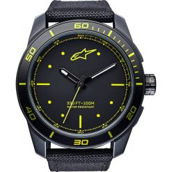 Zegarek TECH WATCH 3H pasek nylonowy czarny ALPINESTARS kolor czarny/żółty, rozmiar OS. Czarne zegarki Alpinestars, ze stali. W wyprzedaży za 329.00 zł.