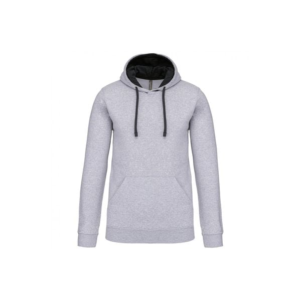 Kontrastowa bluza z kapturem Kariban. Czarne bluzy KARIBAN, m, bez wzorów, z kapturem. Za 178.00 zł.