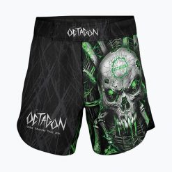 Spodenki treningowe męskie Octagon Spiderskull MMA. Czarne krótkie spodenki sportowe OCTAGON, m, bez wzorów. Za 159.99 zł.