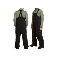 Męskie Spodnie Quiksilver Technical Snow Bib Pants. Czarne spodnie narciarskie i snowboardowe Quiksilver, m, bez wzorów, z poliesteru, narciarskie. W wyprzedaży za 663.00 zł.