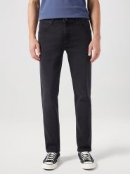 Wrangler Dżinsy - Straight fit - w kolorze czarnym rozmiar: W33/L34. Czarne jeansy Wrangler, l. Za 118.28 zł.