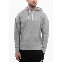 Adidas bluza męska z kapturem hoodie sportowa bawełniana ciepła roz. XXL. Szare bluzy z kapturem Adidas, m, bez wzorów, z bawełny, z kapturem. Za 238.00 zł.