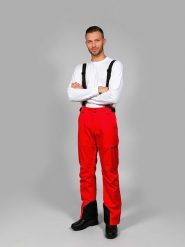 Alpine Pro Spodnie narciarskie "Edes 2" w kolorze czerwonym rozmiar: XL. Czerwone spodnie narciarskie i snowboardowe Alpine Pro, m, bez wzorów, narciarskie. Za 523.38 zł.