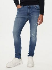 KARL LAGERFELD Jeansy 265801 544832 Granatowy Slim Fit. Niebieskie jeansy KARL LAGERFELD, m. Za 549.99 zł.