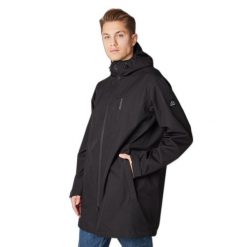 Kurtka wodoodporna Protest Prthoreau. Czarne kurtki Protest, m, bez wzorów, bez kaptura. W wyprzedaży za 607.50 zł.