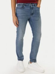 Calvin Klein Jeansy LV04RF950G Niebieski Slim Taper Fit. Niebieskie jeansy CALVIN KLEIN, m. Za 399.99 zł.
