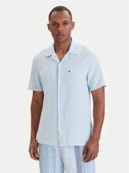 Tommy Jeans Koszula DM0DM23058 Błękitny Regular Fit. Niebieskie koszule Tommy Jeans, m, bez wzorów, z bawełny, bez kołnierzyka, bez ramiączek. Za 329.99 zł.