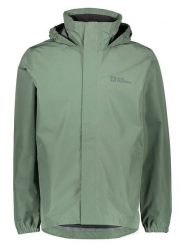 Jack Wolfskin Kurtka przeciwdeszczowa w kolorze zielonym rozmiar: L. Zielone kurtki przeciwdeszczowe Jack Wolfskin, l, bez wzorów, bez kaptura. Za 389.08 zł.