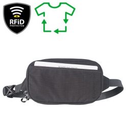 LIFEVENTURE Saszetka RFID TRAVEL BELT POUCH grey. Szare torby na ramię Lifeventure, bez wzorów, z materiału, bez dodatków. Za 212.00 zł.