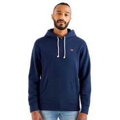 . Niebieskie bluzy Levi's®, m, bez wzorów, z bawełny, z kapturem. W wyprzedaży za 251.85 zł.