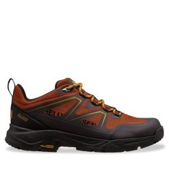 Trekkingi Helly Hansen. Brązowe buty trekkingowe Helly Hansen, bez wzorów, bez zapięcia. Za 409.99 zł.