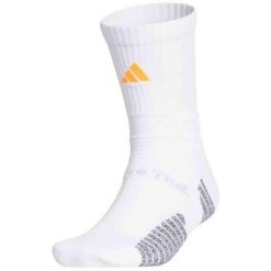 Skarpetki adidas AE. Białe skarpety Adidas, bez wzorów, z materiału. Za 121.50 zł.