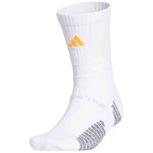 Skarpetki adidas AE. Białe skarpety Adidas, bez wzorów, z materiału. Za 121.50 zł.