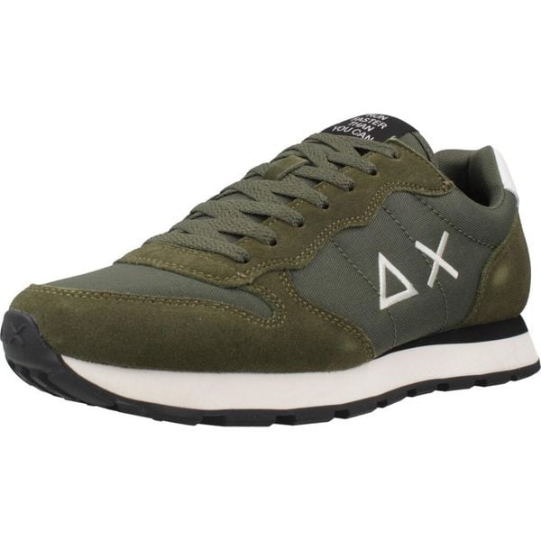 Buty SUN68 TOM SOLID Zielony. Zielone buty turystyczne SUN68, bez wzorów, z materiału, bez zapięcia, trekkingowe. Za 387.80 zł.
