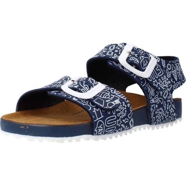 Sandały GARVALIN 222663G Niebieski. Niebieskie sandały GARVALIN, z syntetyku, bez zapięcia. Za 101.99 zł.