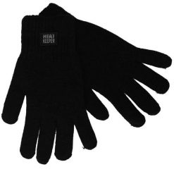 Męskie rękawice termoaktywne Heatkeeper czarne. Czarne bielizna termoaktywna HEAT KEEPER, m, bez wzorów, bez ramiączek, trekkingowe. Za 118.99 zł.