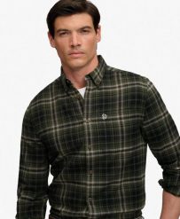 Superdry Koszula Lumberjack z długim rękawem z organicznej bawełny – Relaxed. Zielone koszule Superdry, m, bez wzorów, z bawełny, bez kołnierzyka, bez ramiączek. Za 323.50 zł.