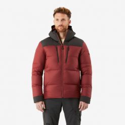 Second Life - Kurtka trekkingowa męska puchowa Forclaz MT900 - 20°C - Stan Dobry. Brązowe kurtki FORCLAZ, na zimę, l, bez wzorów, z puchu, bez kaptura. Za 469.99 zł.