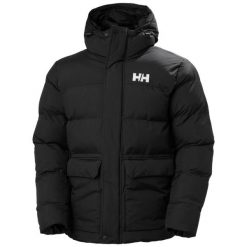 Kurtka puchowa Helly Hansen Nordic. Czarne kurtki Helly Hansen, m, bez wzorów, z puchu, bez kaptura. W wyprzedaży za 1,154.30 zł.