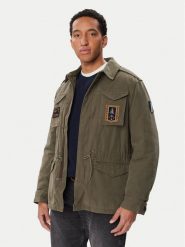 Aeronautica Militare Kurtka przejściowa 262AB3087UCT04233 Khaki Regular Fit. Brązowe kurtki Aeronautica Militare, m, bez wzorów, bez kaptura. Za 2,199.00 zł.