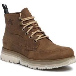 Kozaki SOREL - Atlis Chukka Wp NM3468 Elek/Oatmeal 286. Brązowe kozaki Sorel, bez wzorów, z materiału, bez obcasa, bez zapięcia. Za 679.00 zł.