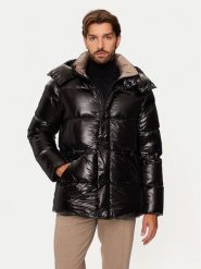 Hetregó Kurtka puchowa Justin 8N562 Czarny Regular Fit. Czarne kurtki Hetregó, m, bez wzorów, z puchu, bez kaptura. Za 1,239.00 zł.