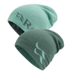 Czapka dzianinowa Rab Wearya Beanie dwustronna. Niebieskie czapki zimowe RAB, bez wzorów, z dzianiny. Za 94.99 zł.