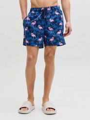 Jack & Jones Szorty kąpielowe "Maui" w kolorze niebiesko-jasnoróżowym rozmiar: S. Niebieskie krótkie spodenki sportowe Jack & Jones, s, bez wzorów, z materiału. Za 57.06 zł.