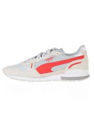 Puma Sneakersy "RX 737 OG" w kolorze kremowo-czerwonym rozmiar: 43. Brązowe buty sportowe casual Puma, bez wzorów, bez zapięcia. Za 237.45 zł.
