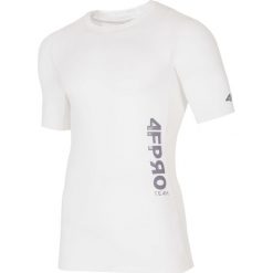 Koszulka baselayer 4FPro TSMF401 - biały allover. Bielizna termoaktywna marki 4F. W wyprzedaży za 59.99 zł.