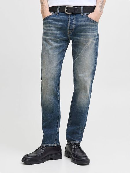 Jack & Jones Dżinsy "Jjimike" - Regular fit - w kolorze granatowym rozmiar: W29/L32. Niebieskie jeansy Jack & Jones, l. Za 92.42 zł.