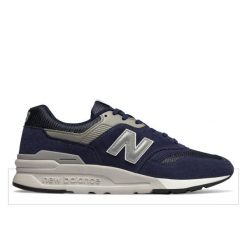 Trenerzy New Balance 997h. Niebieskie buty do biegania New Balance, bez wzorów, z materiału, bez zapięcia, do biegania. Za 545.00 zł.