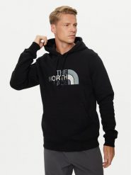 The North Face Bluza Drew Peak NF00AHJY Czarny Regular Fit. Czarne bluzy The North Face, m, bez wzorów, z bawełny, bez kaptura. Za 399.99 zł.