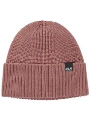Jack Wolfskin Czapka-beanie "Schwansee" w kolorze jasnoróżowym rozmiar: onesize. Różowe czapki zimowe Jack Wolfskin, bez wzorów, prążkowane. Za 127.65 zł.