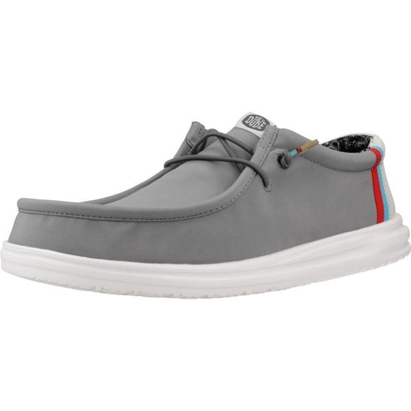 Buty HEY DUDE WALLY H2O SURF Szary. Szare buty trekkingowe SENZA MARCA, bez wzorów, z tkaniny, bez zapięcia. Za 262.99 zł.
