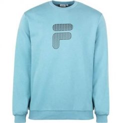 Bluza sportowa męska Fila Broc Crew Sweat. Bluzy bez kaptura Fila, l, bez wzorów, bez kaptura. Za 129.00 zł.