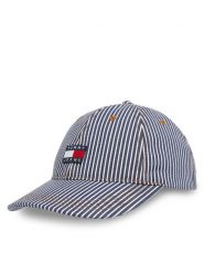 Tommy Jeans Czapka z daszkiem Tjm Heritage Stripe Cap AM0AM13358 Granatowy. Niebieskie czapki z daszkiem Tommy Jeans, bez wzorów, z jeansu. Za 129.99 zł.