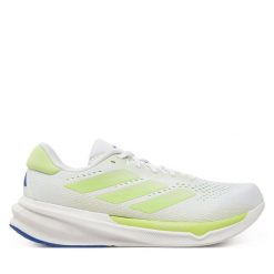 Buty do biegania adidas. Białe buty do biegania Adidas, bez wzorów, bez zapięcia, do biegania. Za 319.99 zł.