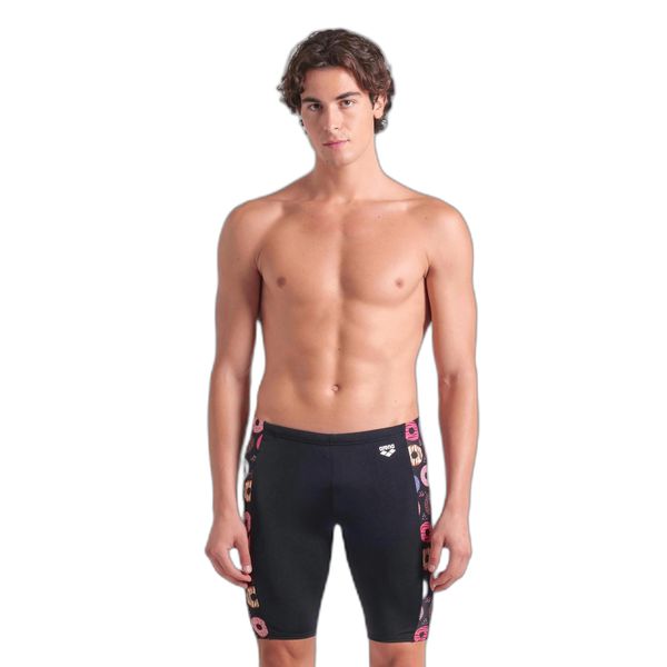 Jammer Arena Donuts. Czarne odzież kąpielowa Arena, m, bez wzorów, sportowe. Za 209.99 zł.