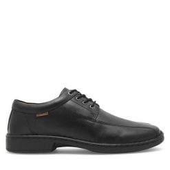 Półbuty Go Soft. Czarne eleganckie półbuty GO SOFT, bez wzorów, bez obcasa, bez zapięcia. Za 184.99 zł.