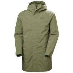 Kurtka wodoodporna Helly Hansen Brussel. Zielone kurtki Helly Hansen, m, bez wzorów, z poliamidu, z kapturem. Za 758.50 zł.