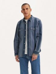 Levi´s Koszula dżinsowa - Relaxed fit - w kolorze granatowym rozmiar: XL. Niebieskie koszule s, bez wzorów, z bawełny, bez kołnierzyka, bez ramiączek. Za 113.90 zł.