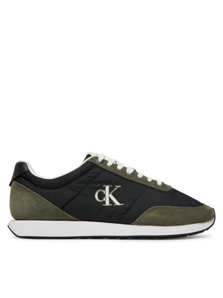 Calvin Klein Sneakersy Retro Runner Ess Mix Mat YM0YM01361 Czarny. Czarne buty sportowe casual CALVIN KLEIN, bez wzorów, ze skóry, bez zapięcia. Za 279.99 zł.