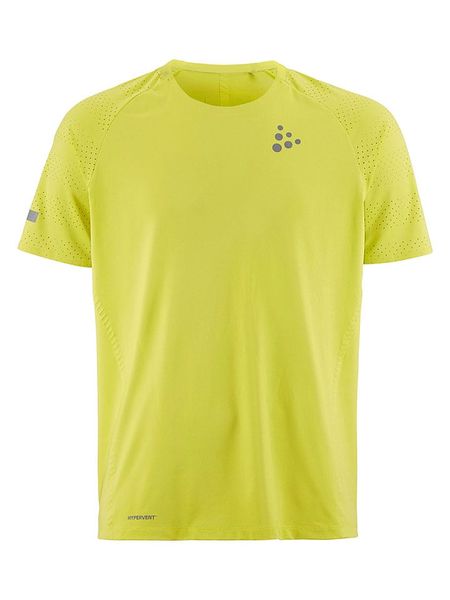 Craft Koszulka "PRO Hypervent" w kolorze żółtym do biegania rozmiar: L. Żółte t-shirty sportowe Craft, bez wzorów, bez ramiączek, do biegania. Za 107.37 zł.