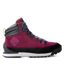 Trekkingi The North Face. Czerwone buty trekkingowe The North Face, bez wzorów, bez zapięcia. Za 469.99 zł.