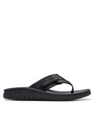 Clarks Japonki Wesley Sun 26176988 Czarny. Czarne japonki Clarks, bez wzorów, ze skóry. Za 269.99 zł.